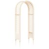 vidaXL Arco de Rosas con Picos Blanco 97 x 43 x 218 cm PP