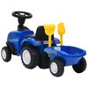 vidaXL Tractor para niños New Holland azul
