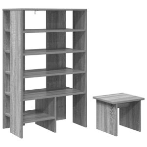vidaXL Armario Zapatero 2 uds. 62 x 35 x 100 cm Madera de ingenier&iacute;a