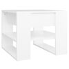 vidaXL Mesa de centro madera de ingenier&iacute;a blanco 55,5x55x45 cm