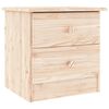 vidaXL Mesita de noche ALTA madera maciza de pino 41x35x41 cm