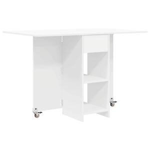 vidaXL Mesa de comedor 115 x 70 x 75 cm Madera de ingenier&iacute;a Blanco
