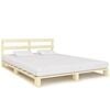 vidaXL Estructura cama palets sin colch&oacute;n madera maciza pino 160x200cm
