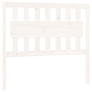vidaXL Cabecero de cama madera maciza de pino blanco 105,5x4x100 cm
