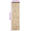 vidaXL Cortina mosquitera beige chenilla 56x200 cm