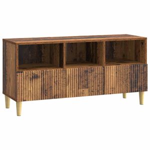 vidaXL Mueble de TV con caj&oacute;n Madera envejecida 102 x 34,5 x 50 cm