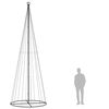 vidaXL Árbol de Navidad cónico 732 LED blanco frío 160x500 cm