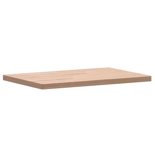 vidaXL Tablero rectangular de madera maciza de haya 60x40x2,5 cm