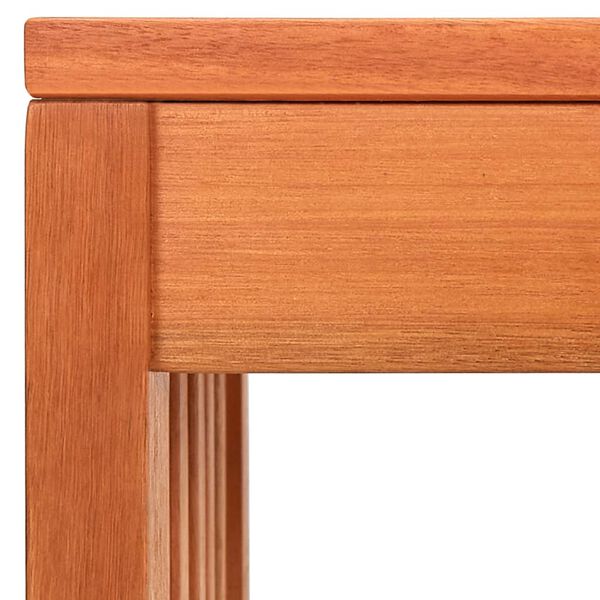 vidaXL Banco de jard&iacute;n madera maciza de eucalipto 130 cm