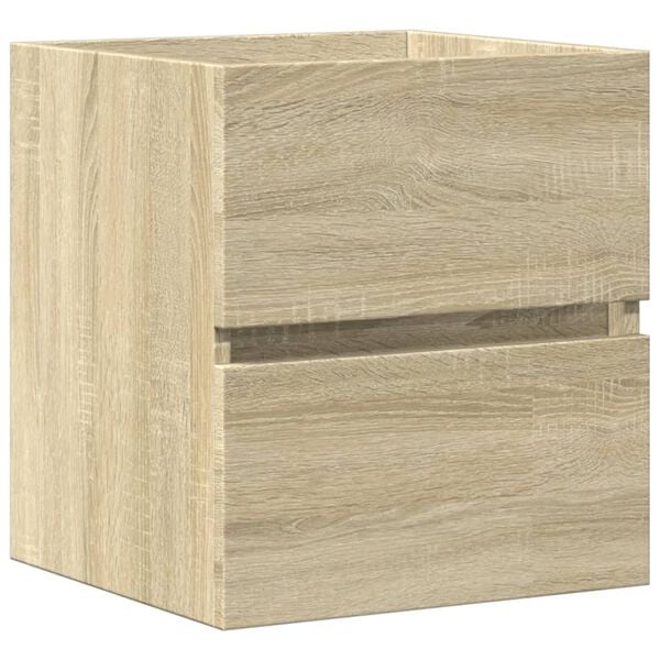 vidaXL Armario de lavabo madera ingenier&iacute;a roble Sonoma 41x38,5x45 cm