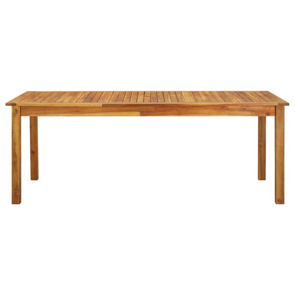 vidaXL Mesa de jard&iacute;n madera maciza de acacia 200x90x74 cm