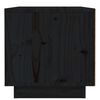 vidaXL Mesitas de noche 2 uds madera maciza de pino negro 40x34x35 cm