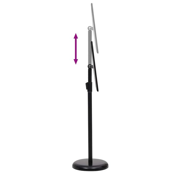 vidaXL Soportes de póster 2 pcs Negro 32.7 x 24 x 108 cm Aluminio