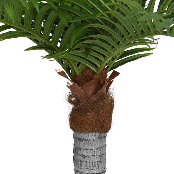 vidaXL Palmera artificial con 15 hojas verde 200 cm