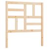 vidaXL Cabecero de cama madera maciza de pino 106x4x104 cm