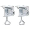 vidaXL Abrazaderas de sombrilla de balc&oacute;n 2 uds acero galvanizado 32mm