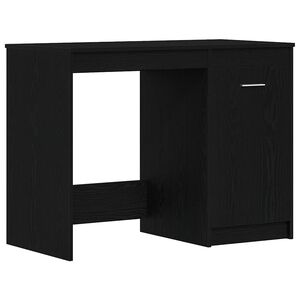 vidaXL Escritorio Roble Negro 100 x 50 x 76 cm Madera de ingenier&iacute;a
