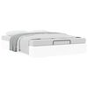 vidaXL Estructura de cama otomana sin colch&oacute;n blanco 140x190cm