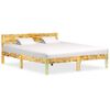 vidaXL Estructura cama sin colch&oacute;n madera maciza reciclada 180x200 cm