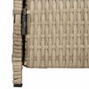 vidaXL Armario Beige 70 x 50 x 87 cm Poli&eacute;ster y Ratten Roly