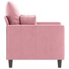 vidaXL Sillón de terciopelo rosa 60 cm