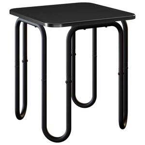 vidaXL Mesa de centro Negro 40 x 40 x 45 cm Madera de ingenier&iacute;a
