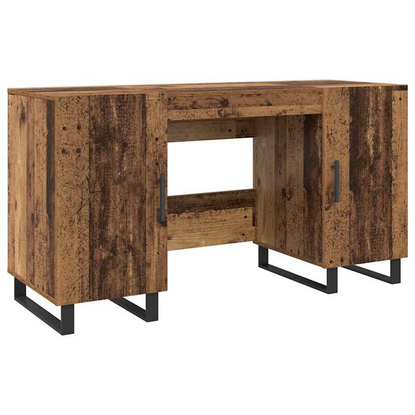vidaXL Escritorio Madera vieja 140 x 50 x 75 cm Madera contrachapada
