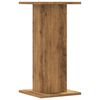 vidaXL Soportes de plantas 2 uds madera roble artisian 30x30x60 cm