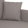 vidaXL Sill&oacute;n de tela gris taup&eacute; 60 cm