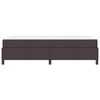 vidaXL Cama tipo Box Spring Marr&oacute;n Oscuro 140 x 190 cm tela