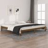 vidaXL Estructura cama sin colch&oacute;n madera pino marr&oacute;n miel 200x200 cm