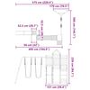 vidaXL Parque infantil de exterior madera de pino impregnada