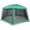 vidaXL Carpa para piscina con desmontables y paredes verde 618x532 cm