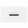 vidaXL Mesitas de noche de pared 2 uds blanco 35x35x20 cm