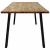 vidaXL Mesa de comedor madera maciza de acacia 200x90x75 cm