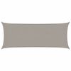 vidaXL Toldo de vela rectangular HDPE gris claro 160 g/m&sup2; 2x4,5 m