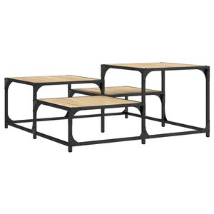vidaXL Mesa de centro madera ingenier&iacute;a roble Sonoma 87,5x87,5x40 cm