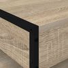 vidaXL Mesa de Caf&eacute; Sonoma 80 x 50 x 40 cm Madera contrachapada