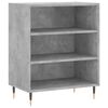 vidaXL Aparador madera de ingenier&iacute;a gris hormig&oacute;n 57x35x70 cm