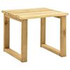 vidaXL Mesa de tumbona madera de pino impregnada 30x30x26 cm