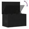 vidaXL Caja de Almacenamiento Roble Negro 60 x 35 x 35 cm