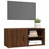 vidaXL Mueble TV 2 uds madera contrachapada roble marr&oacute;n 80x31,5x36cm