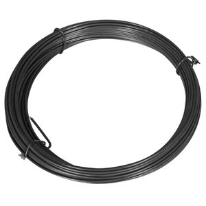 vidaXL Alambre para atar vallas 25 m 1,4/2 mm acero gris