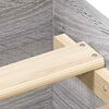 vidaXL Estructura de cama madera de ingenier&iacute;a gris Sonoma 100x200 cm