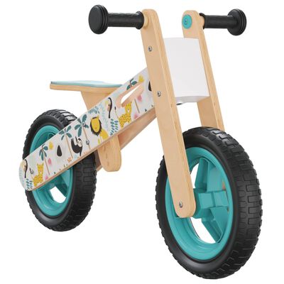 vidaXL Bicicleta de equilibrio para niños estampado azul