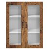 vidaXL Armario de pared para cocina con puerta Lucca Madera envejecida