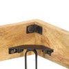vidaXL Estructura de cama de madera maciza de mango 180x200 cm