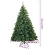 vidaXL &Aacute;rbol de Navidad artificial con 300 LED Verde 180 cm PE y PVC
