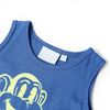 Camiseta de tirantes infantil azul m&eacute;lange 104