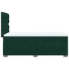 vidaXL Cama box spring con colch&oacute;n terciopelo verde oscuro 90x200 cm